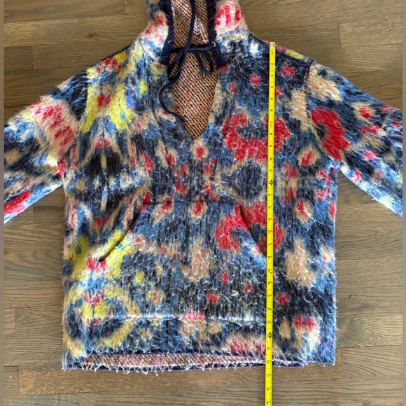 Anthropologie Colorful Hooded Sweater - Picture 7 of 9